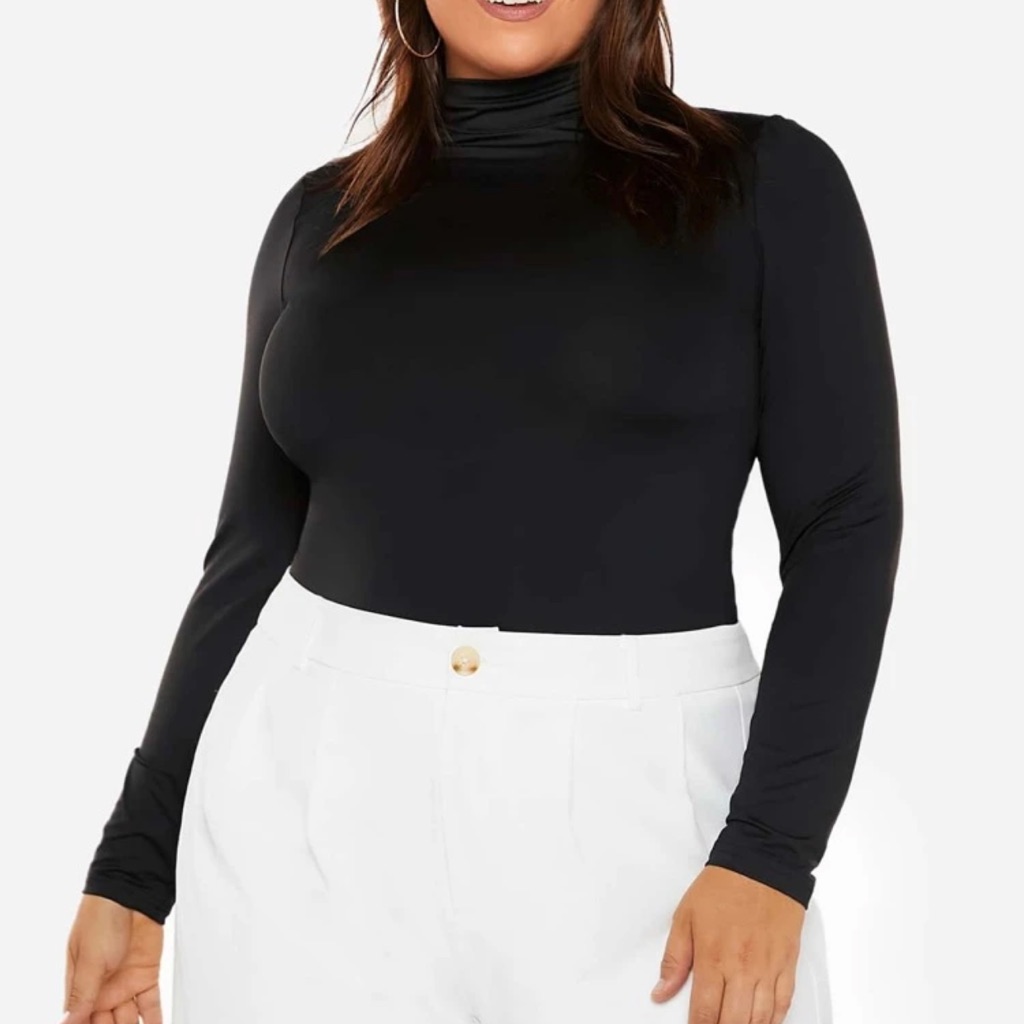 Unity Plus Solid High Neck Tee